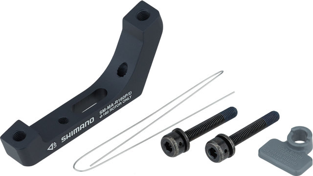 Shimano Adaptateur de Frein à Disque pour Disque de 160 mm - noir/arrière FM sur PM