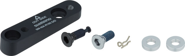 Shimano Adaptateur de Frein à Disque pour Disque de 160 mm - noir/arrière FM 140/160 en FM 160