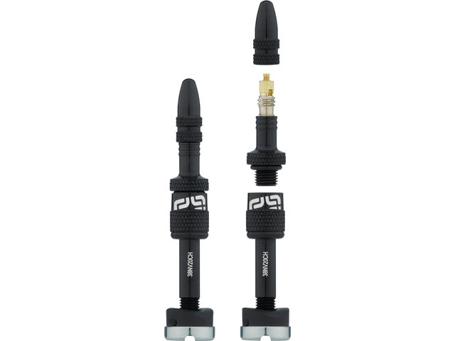 Válvula Tubeless Quick Fill - 2 unidades - black/SV 23-30 mm