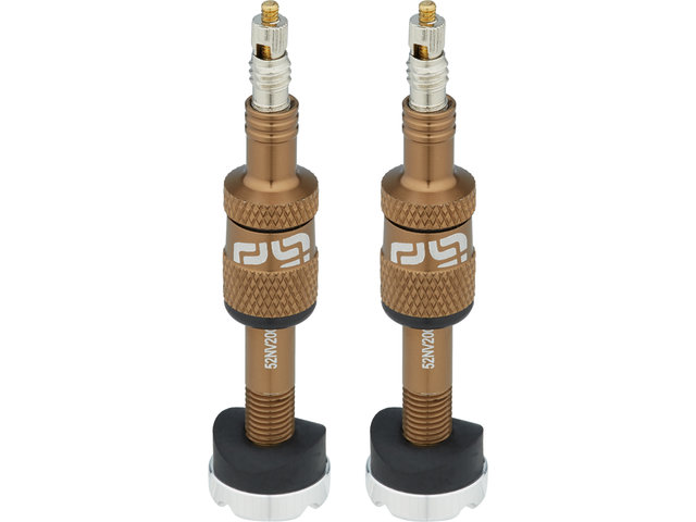 Quick Fill Tubeless Valve - 2 Pack - bronze/SV 19-23 mm