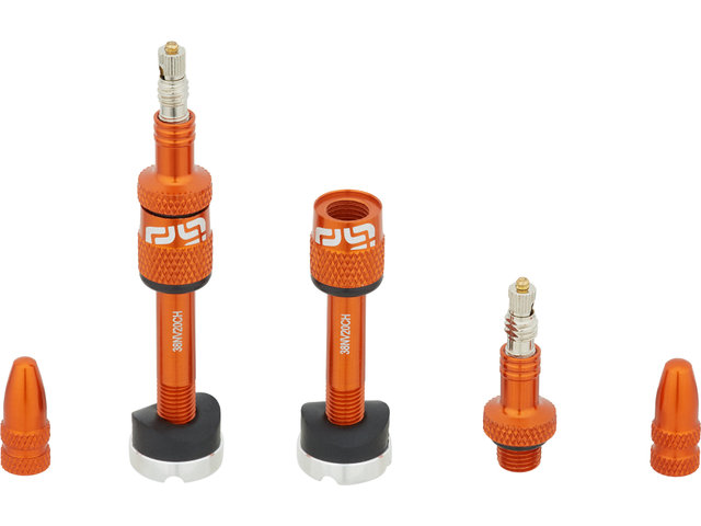 Quick Fill Tubeless Valve - 2 Pack - naranja/SV 23-30 mm