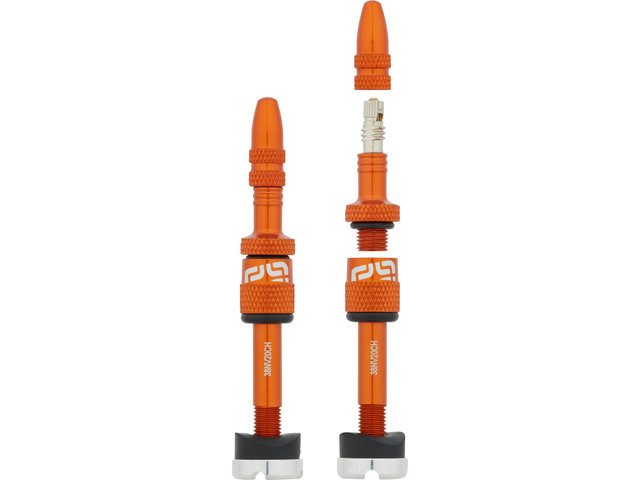 Quick Fill Tubeless Valve - 2 Pack - naranja/SV 23-30 mm