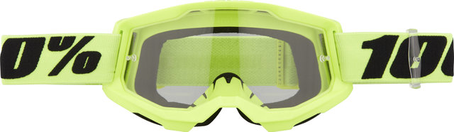 Strata 2 Clear Lens Goggle - fluo yellow/clear