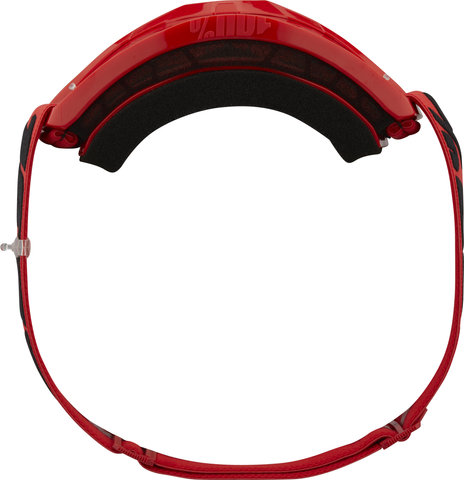 100% Máscara Strata 2 Goggle Clear Lens - red/clear