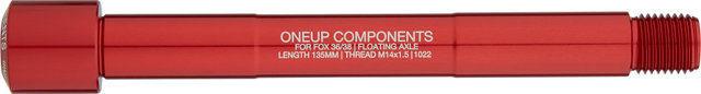 OneUp Components Axe Traversant Avant Fox Floating 15 x 110 mm Boost - red/15 x 110 mm, 1,5 mm, 135 mm