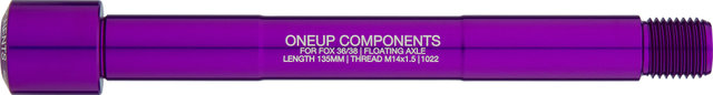 OneUp Components Eje pasante Fox Floating RD 15 x 110 mm Boost - purple/15 x 110 mm, 1,5 mm, 135 mm