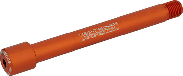 OneUp Components Eje pasante Fox Floating RD 15 x 110 mm Boost - naranja/15 x 110 mm, 1,5 mm, 135 mm