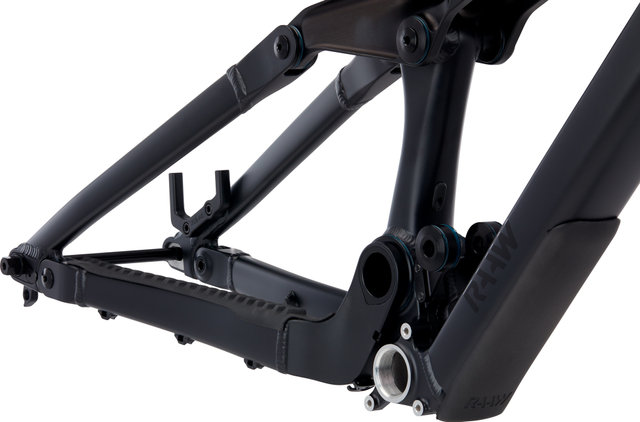 RAAW Mountain Bikes Madonna V2.2 29" Rahmenkit mit Fox Float X2 2POS Factory - matt black/M, 60 mm