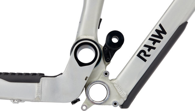 RAAW Mountain Bikes Kit de Cadre Madonna V2.2 29" avec Fox Float X2 2POS Factory - raw matt/M, 60 mm
