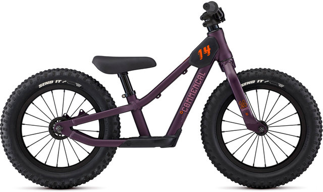 Bicicleta de equilibrio para niños RMNS 14" - metallic purple/universal