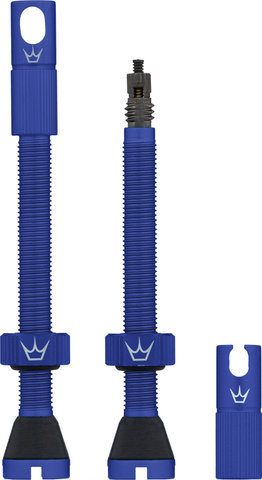 Peaty's Holeshot Fast Flow tubeless valves - navy | Presta Valve (SV) | 60 mm