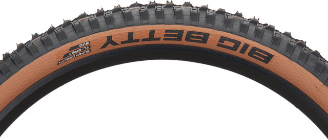 Schwalbe Cubierta plegable Big Betty Evolution ADDIX Soft Super Gravity 27,5" - negro-bronze skin/27,5x2,4