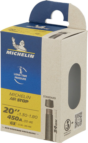 Michelin Cámara de aire G3 Airstop para 20" - universal/20 x 1,3-1,8 AV 34 mm