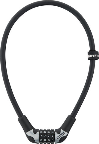 Candado de cable KryptoFlex 1265 Combo Cable 360° - negro/65 cm