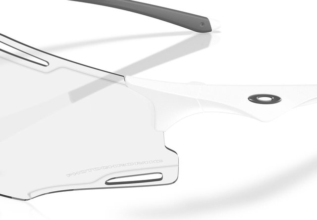 Oakley Gafas deportivas Cybr Zero - matte white/clear to black iridium photochromic