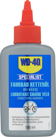 WD-40 Specialist Chain Lube for Wet Conditions - universal/dropper bottle, 100 ml