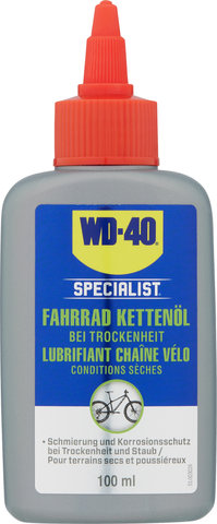 WD-40 Huile de Chaîne Specialist pour Temps Sec - universal/flacon compte-gouttes, 100 ml