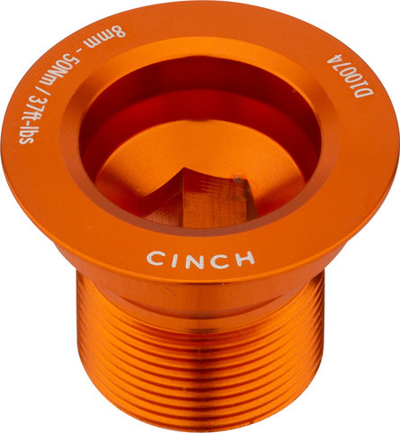 Race Face Tornillo de bielas lado izquierdo para bielas Cinch - gloss orange