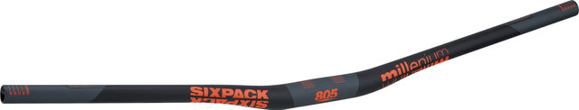 Millenium805 Carbon 20 mm 31.8 Riser Lenker - black-orange/805 mm 7°