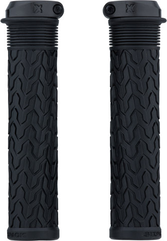 Sixpack Racing S-Trix CF Handlebar Grips - black-dark carbon/143 mm
