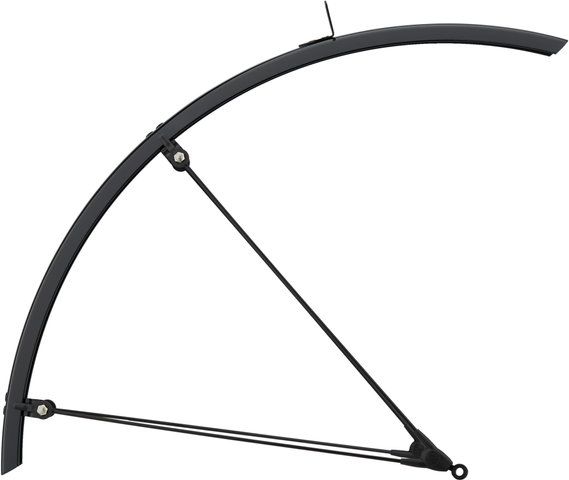 Bluemels Basic Schutzblech Set VR+HR - schwarz-glänzend/45 mm / 28"
