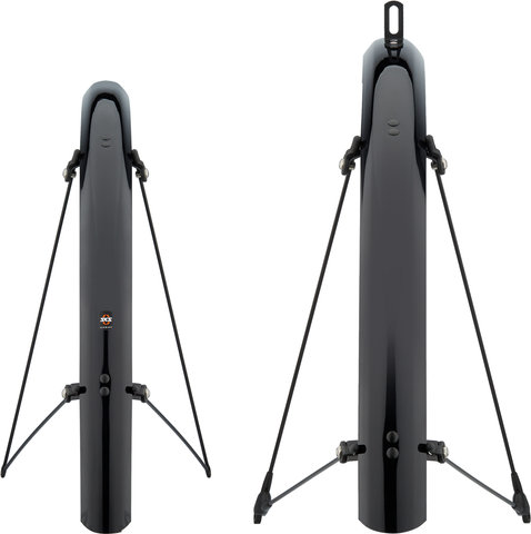 Bluemels Basic Schutzblech Set VR+HR - schwarz-glänzend/45 mm / 28"