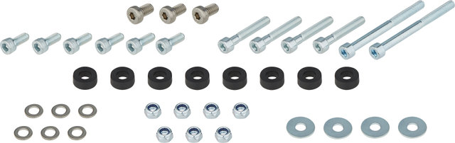Bluemels Basic Schutzblech Set VR+HR - silber/45 mm / 28"