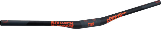 Guidon Courbé en Carbone Vertic785 20 mm 35 - black-orange/785 mm 7°