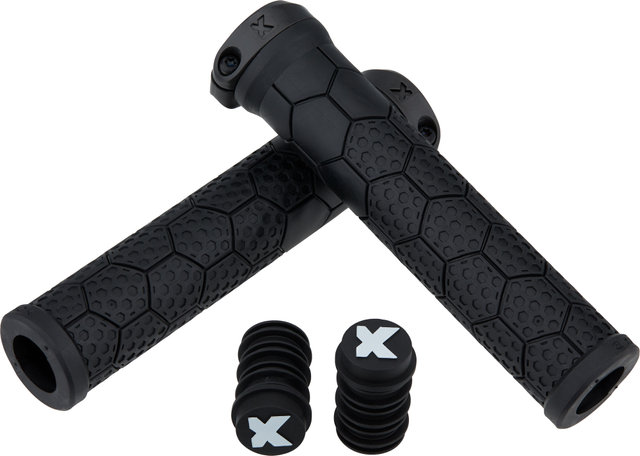 Sixpack Racing Z-Trix CF Handlebar Grips - black-dark carbon/143 mm