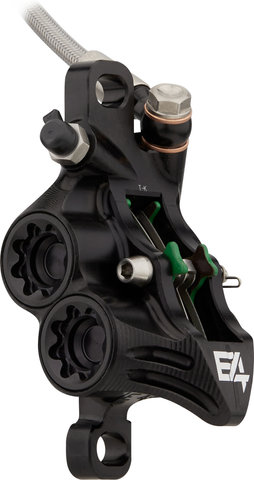 Tech 4 E4 Front+Rear Disc Brake Set w/ Steel Braided Hose - black-black/set (front+rear)