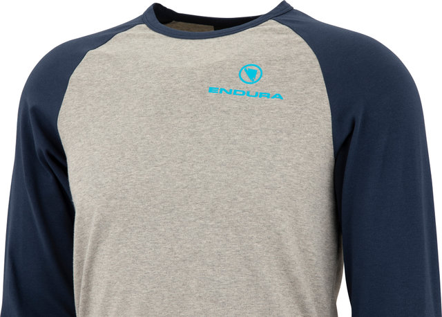 Camiseta One Clan Raglan L/S Shirt - ink blue/M