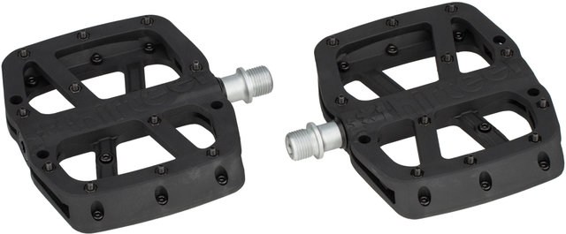 e*thirteen Base Flat Platform Pedals - black/universal