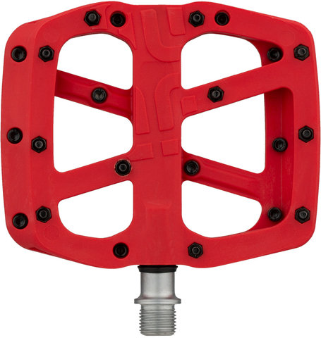 e*thirteen Base Flat Plattformpedale - red/universal