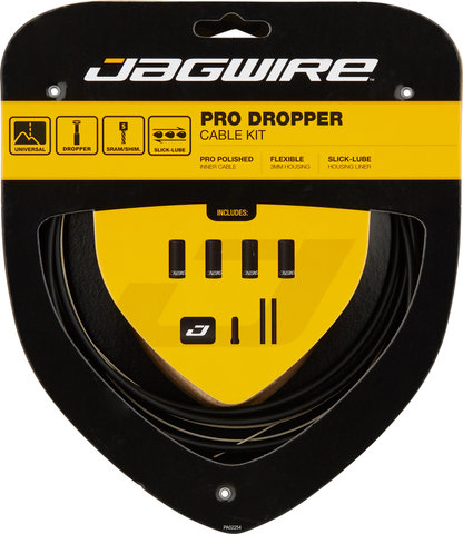 Jagwire Pro Dropper Zugset - black/universal