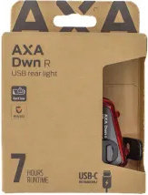 Axa Luz Trasera Dwn con Homologación StVZO - negro