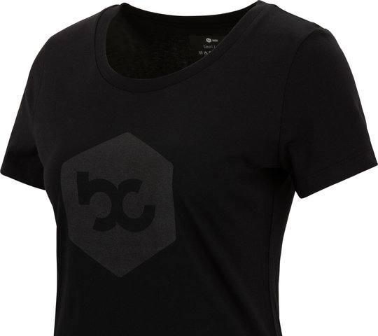 Camiseta para damas con logotipo Women T-Shirt Logo - black/S