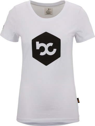 bc basic T-Shirt pour Dames Logo - blanc/S