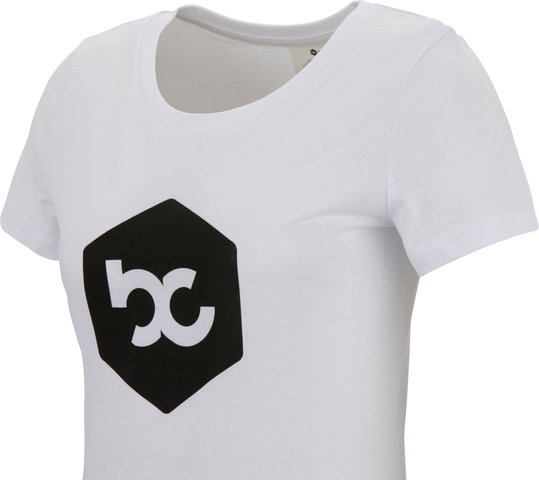 bc basic Camiseta para damas con logotipo Women T-Shirt Logo - white/S