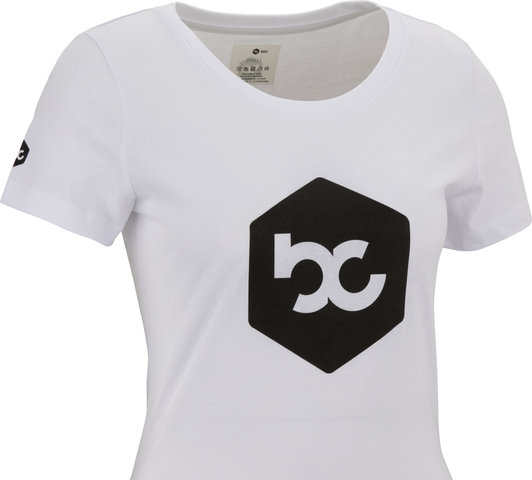 bc basic T-Shirt pour Dames Logo - blanc/S