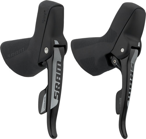 SRAM Rival 22 FM v+h Set Scheibenbremse hydr.DoubleTap® Schalt-/Bremgriff - black/Satz (VR + HR)