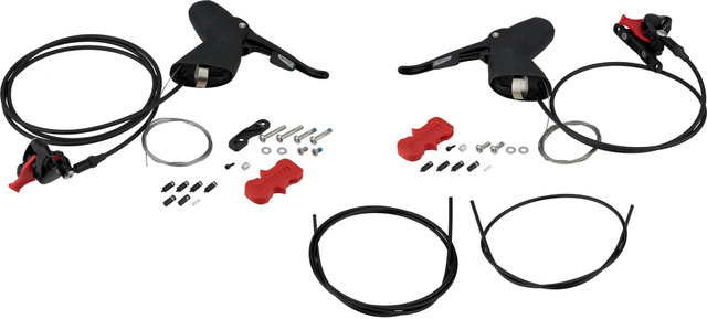 SRAM Set de frenos disco hidr. Rival 22 FM d+t m. cambios/frenos DoubleTap® - black/set (RD + RT)