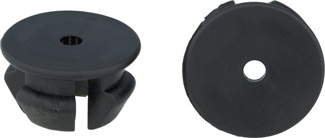 Puños de manillar Basis Lock On - red-black/142 mm
