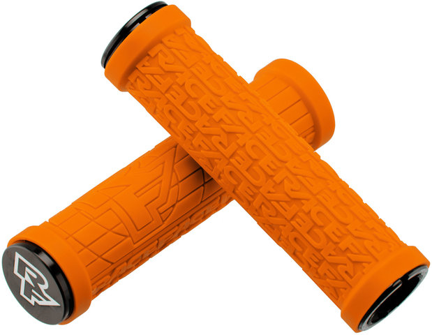 Race Face Grippler Lock On Handlebar Grips - orange/33 mm