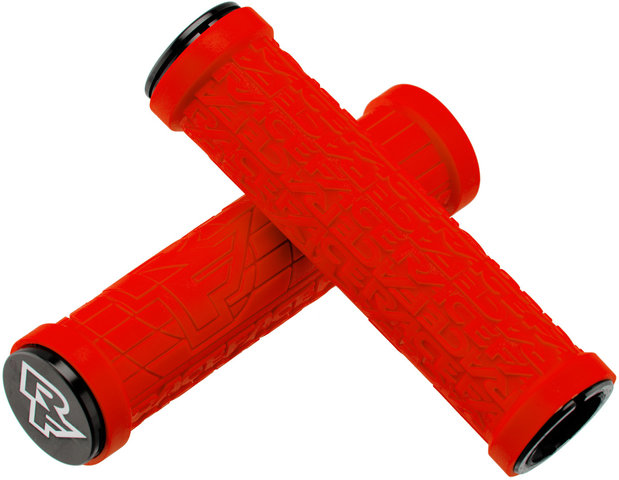 Race Face Grippler Lock On Handlebar Grips - red/30 mm