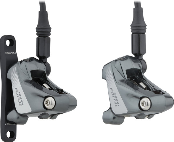 SRAM Force 1 FM DoubleTap® Hydraulic Disc Brake Set - grey/set (front+rear)