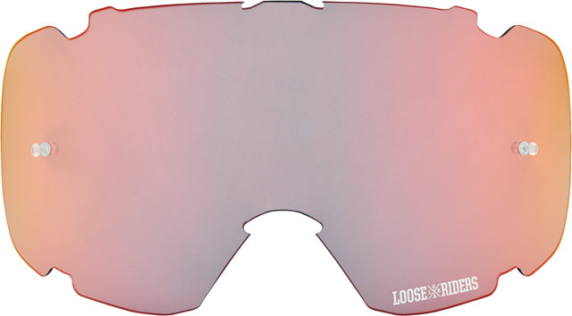 Loose Riders Lente de repuesto para máscaras C/S Goggle - orange mirror-smoke/universal