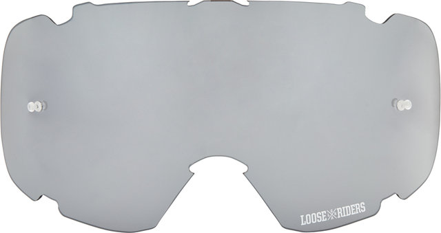 Loose Riders Lente de repuesto para máscaras C/S Goggle - silver mirror-smoke/universal