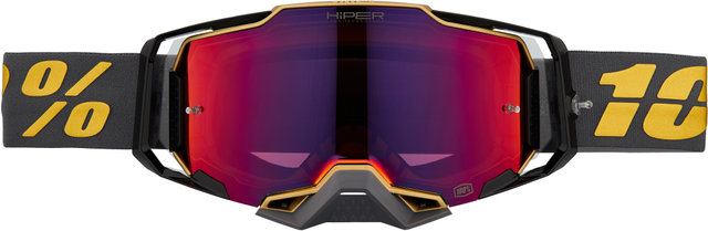 100% Armega Hiper Mirror Lens Goggle - falcon5/HiPER red mirror