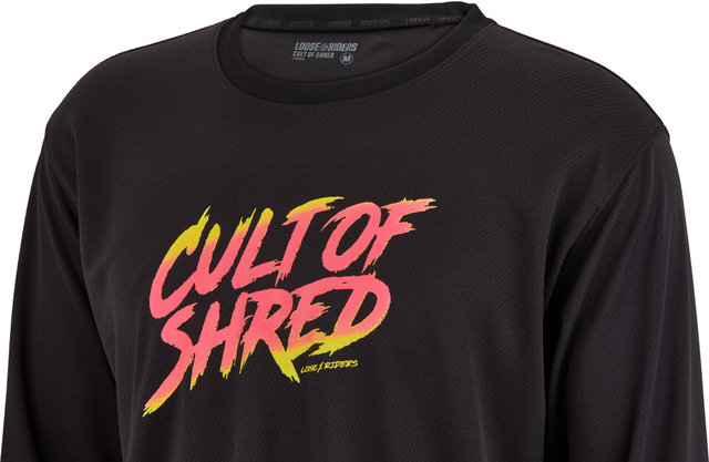 Shred LS Trikot - rad black/M