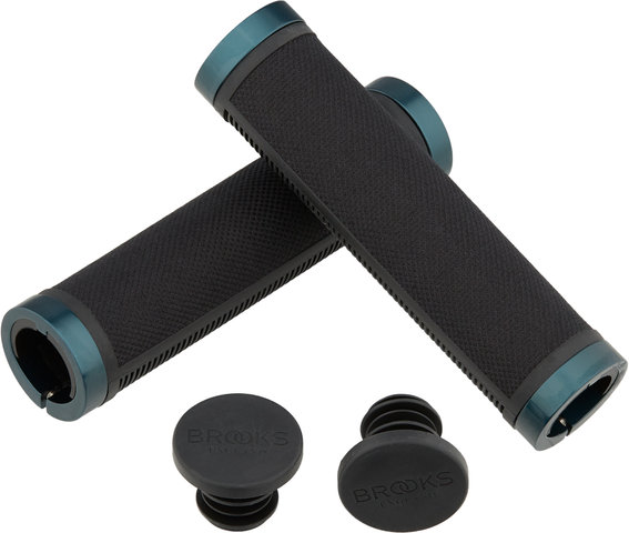 Cambium Rubber Handlebar Grips - black-octane/130 mm
